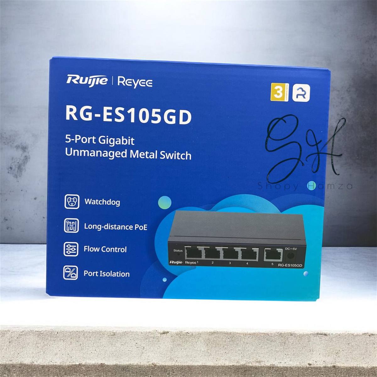 Ruijie Reyee RG-ES105GD - Switch réseau Gigabit 5 ports
